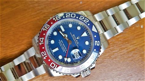 rolex pepsi watch blue face